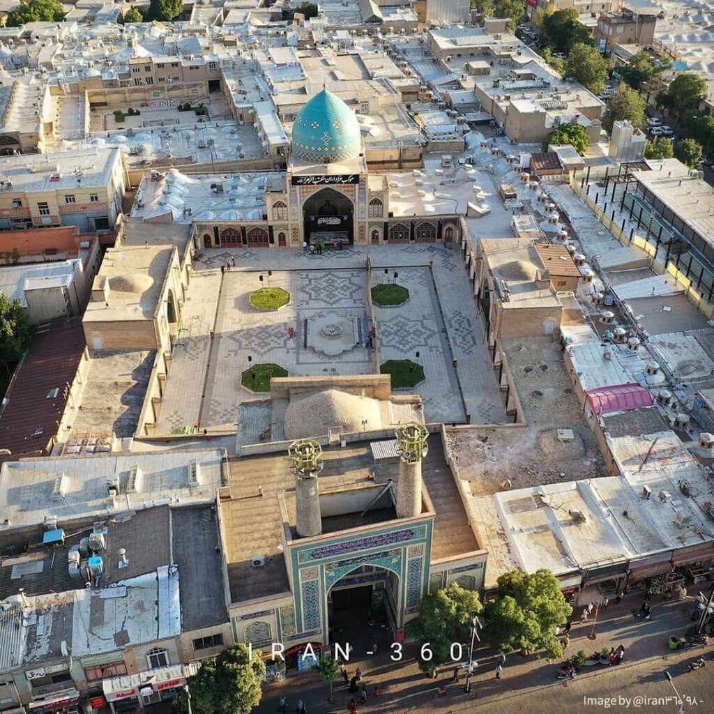 نمایی از مسجد جامع زنجان