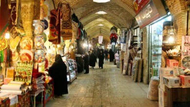 نمایی از بازار زنجان