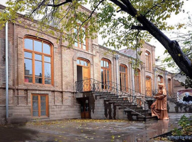 نمایی از خانه پروین اعتصامی