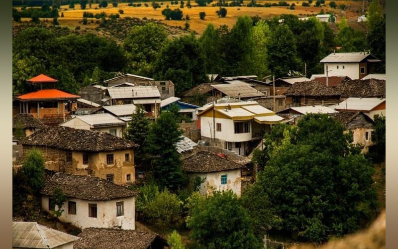 نمایی از روستای زیبای کندلوس شمال