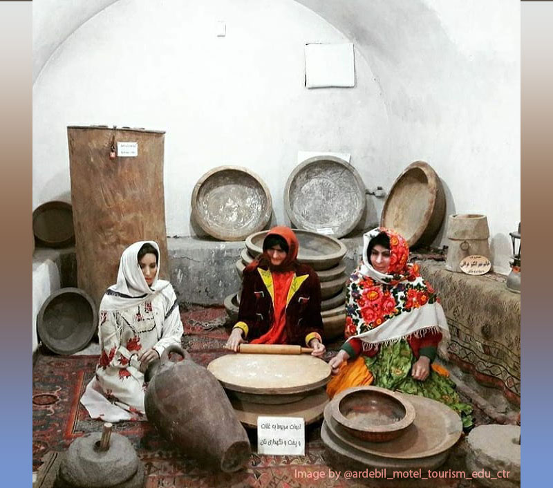 نمایی از موزه مردم شناسی اردبیل