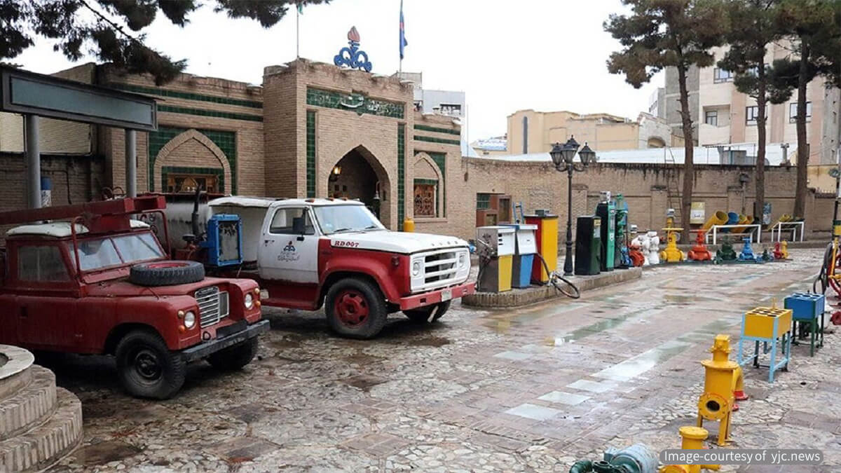 نمایی از موزه نفت سبزوار