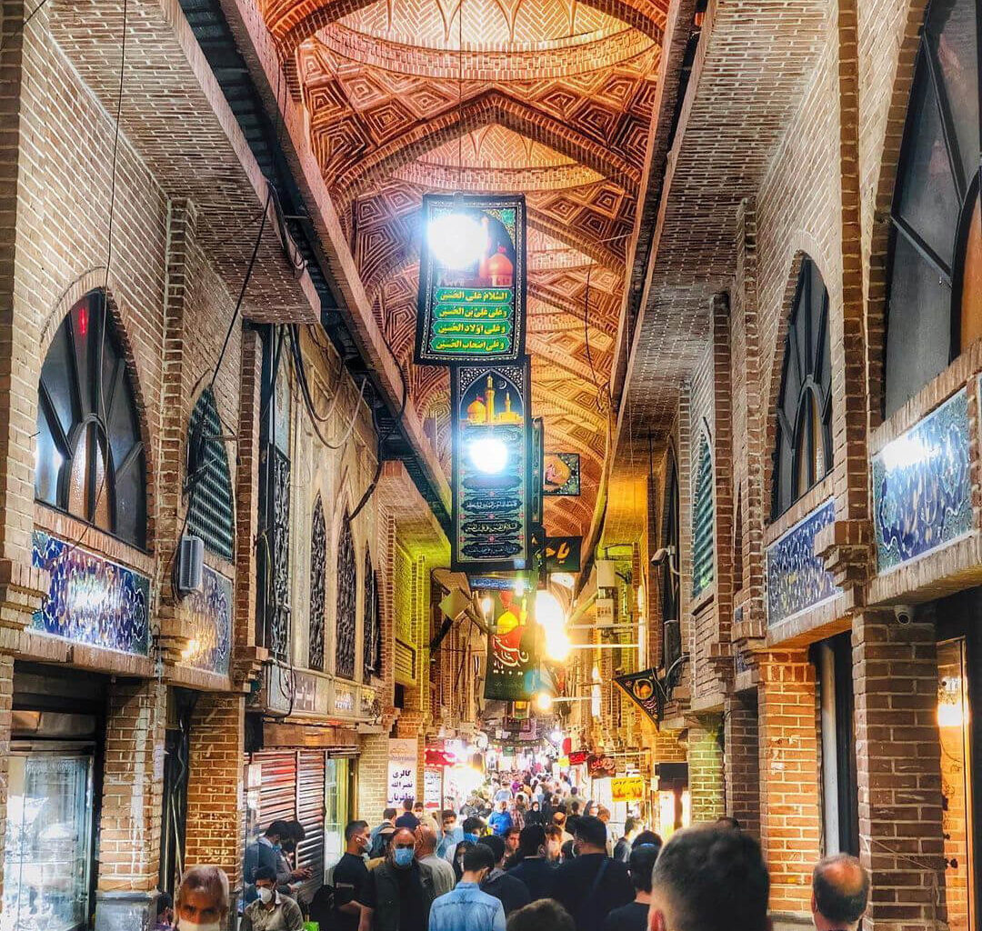 نمایی از بازار بزرگ تهران