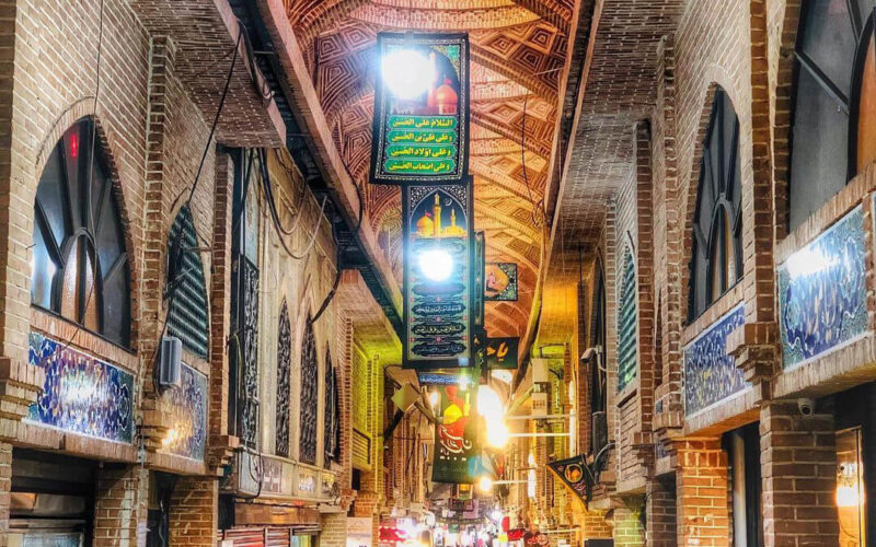 نمایی از بازار بزرگ تهران