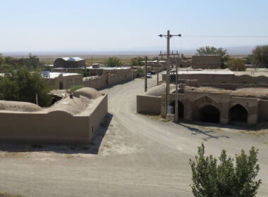 نمایی از روستای زعفرانیه سبزوار