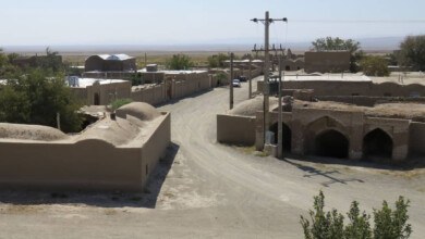 نمایی از روستای زعفرانیه سبزوار