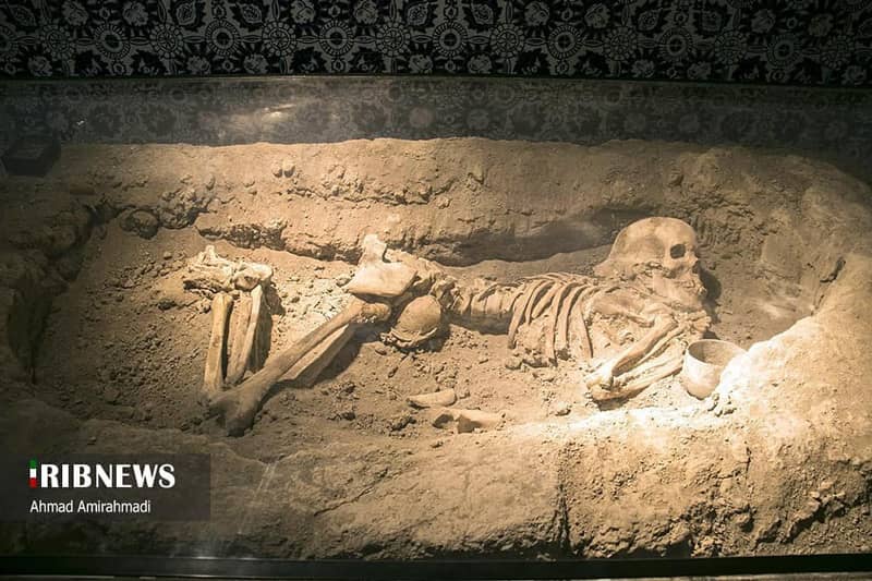 اسکلت 4500 ساله موزه پهنه سمنان