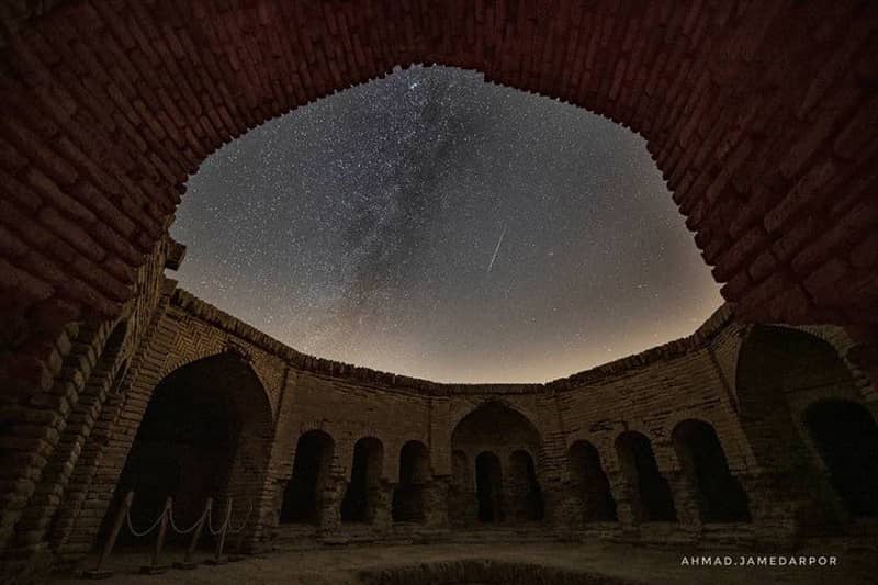 رصد آسمان از کاروانسرای دیر گچین