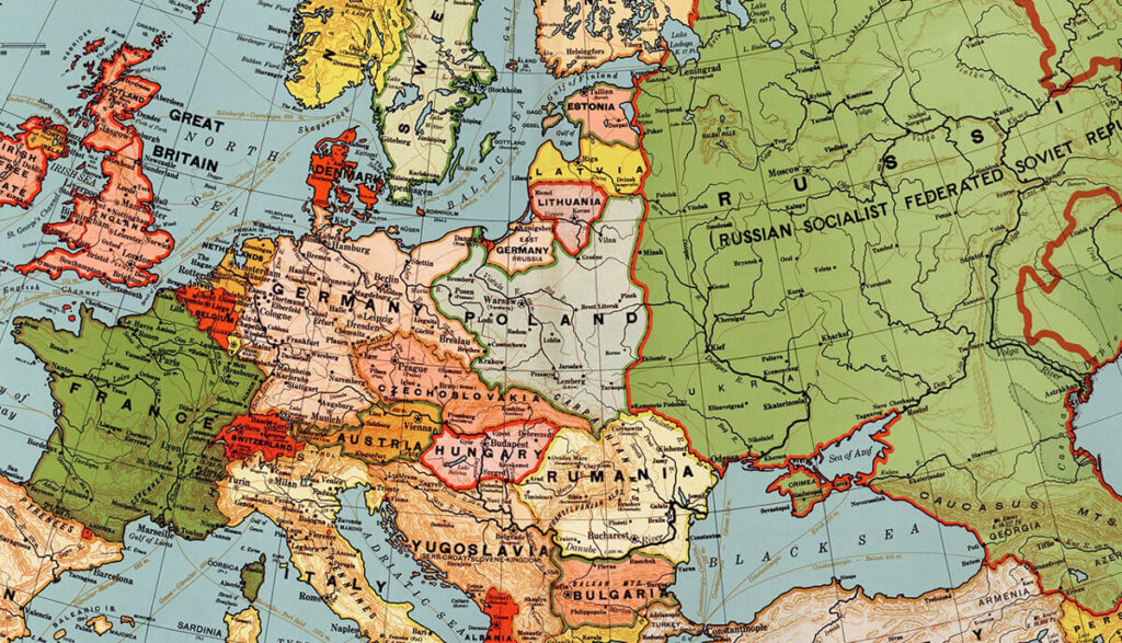 دانلود نقشه اروپا به طور کامل