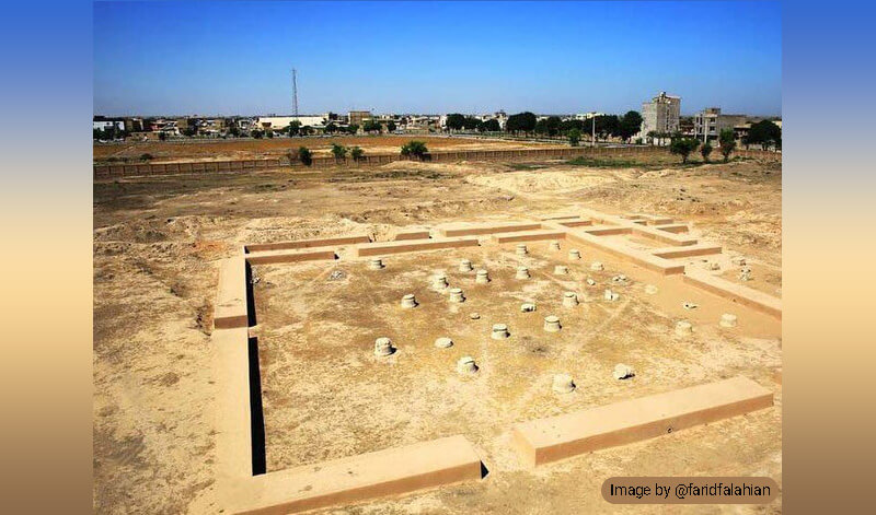 نمایی از کاخ شاوور