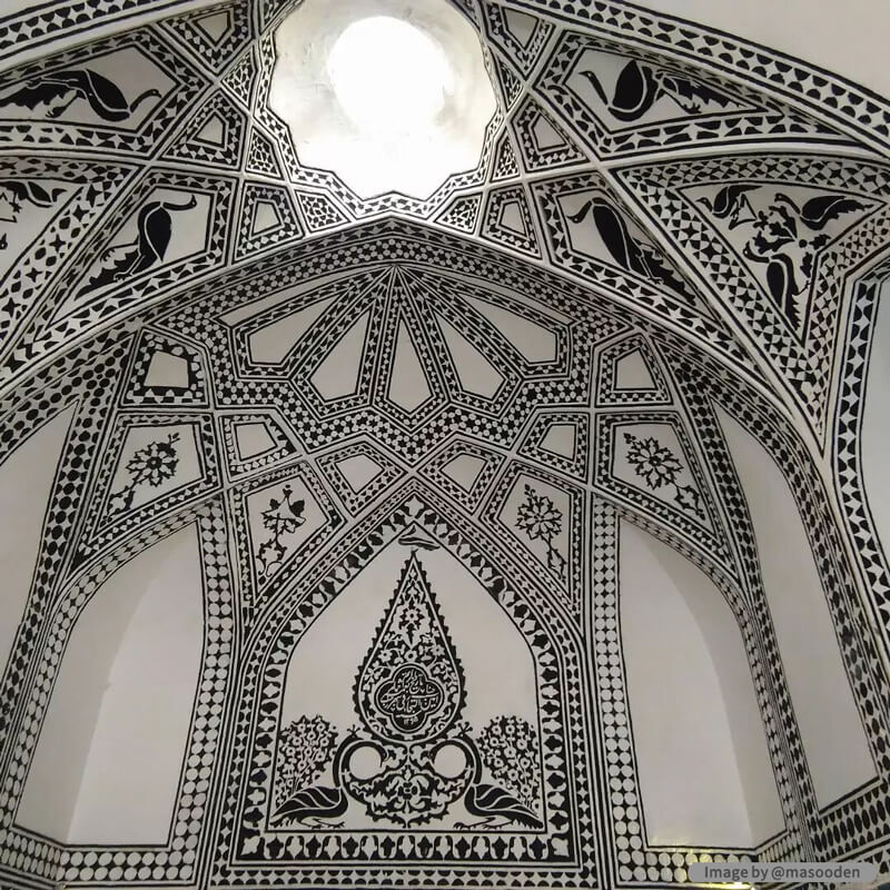 معماری زیبای حمام خان سنندج