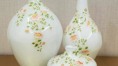 آشنایی با هنر میناکاری روی شیشه