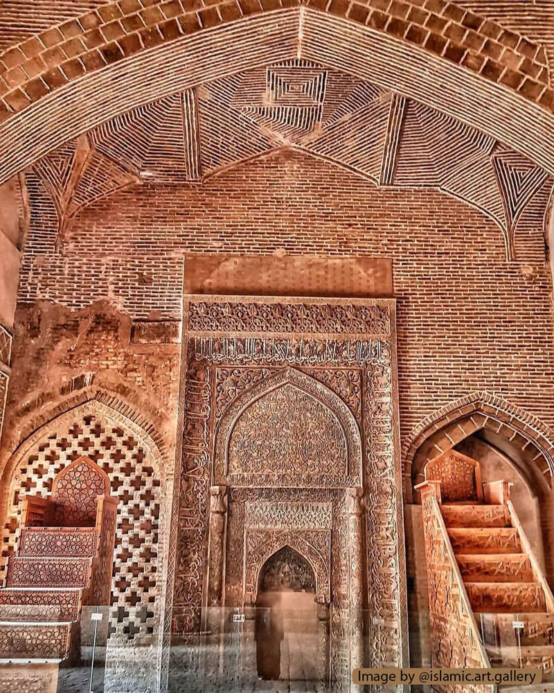 محراب منبر مسجد اصفهان
