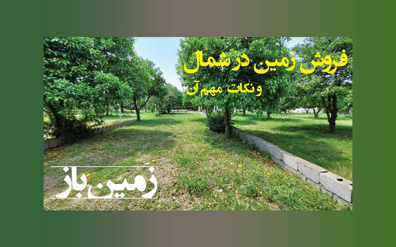 نکاتی برای خرید و فروش زمین در شمال