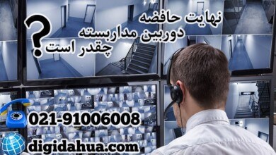 نهایت حافظه دوربین مدار بسته
