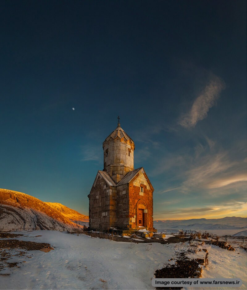 نمایی زیبا از کلیسای زور زور