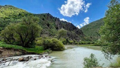نمایی زیبا از دریاچه‌ مارمیشو