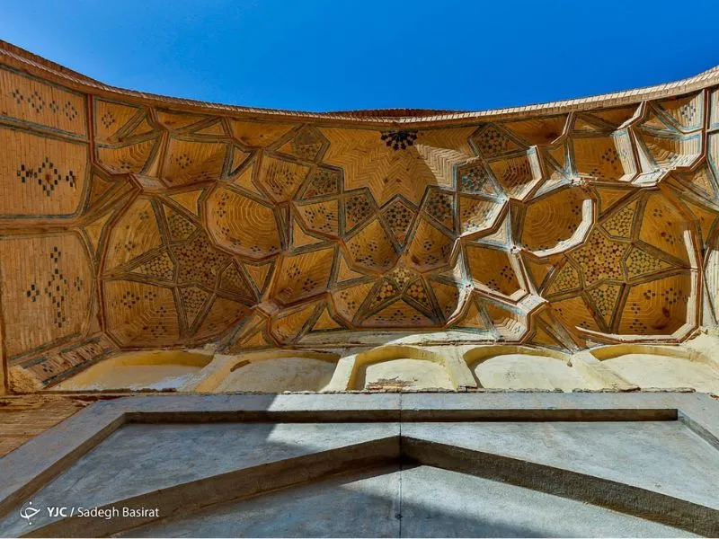 آجرکاری کاروانسرای مهیار اصفهان