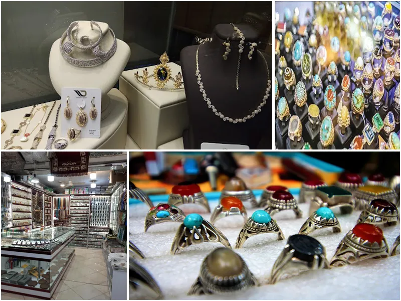 جواهر فروشی های بازار رضا مشهد