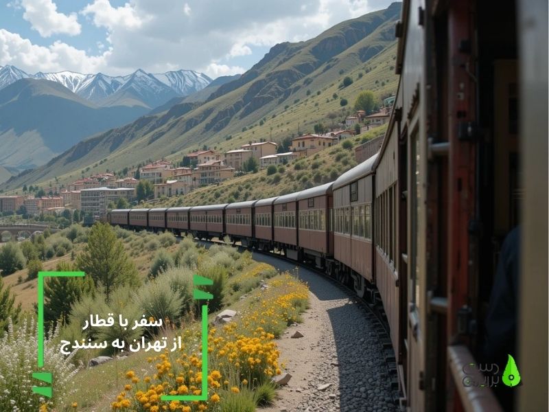 خرید بلیط قطار تهران سنندج