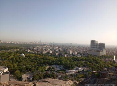 نمایی زیبا از کوهسنگی مشهد