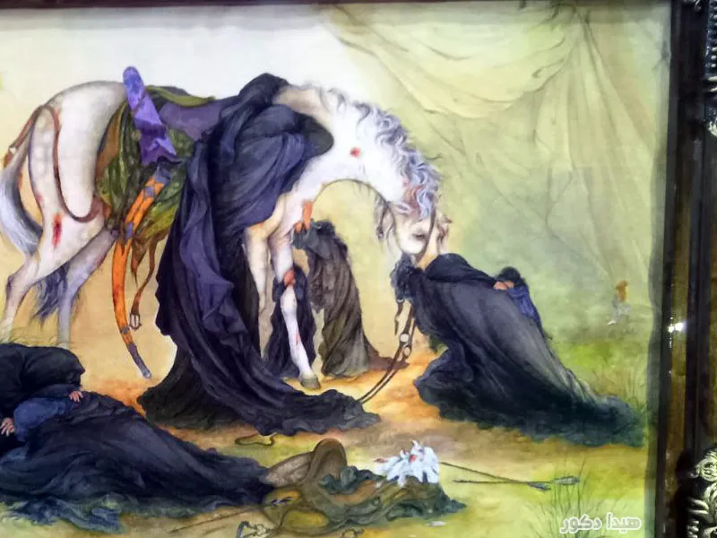 تابلو فرش عاشورا فرشچیان