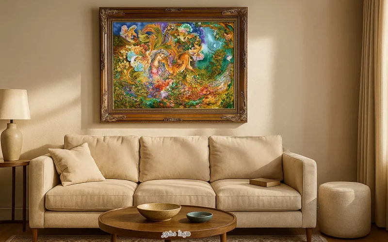 تابلو فرش مینیاتور