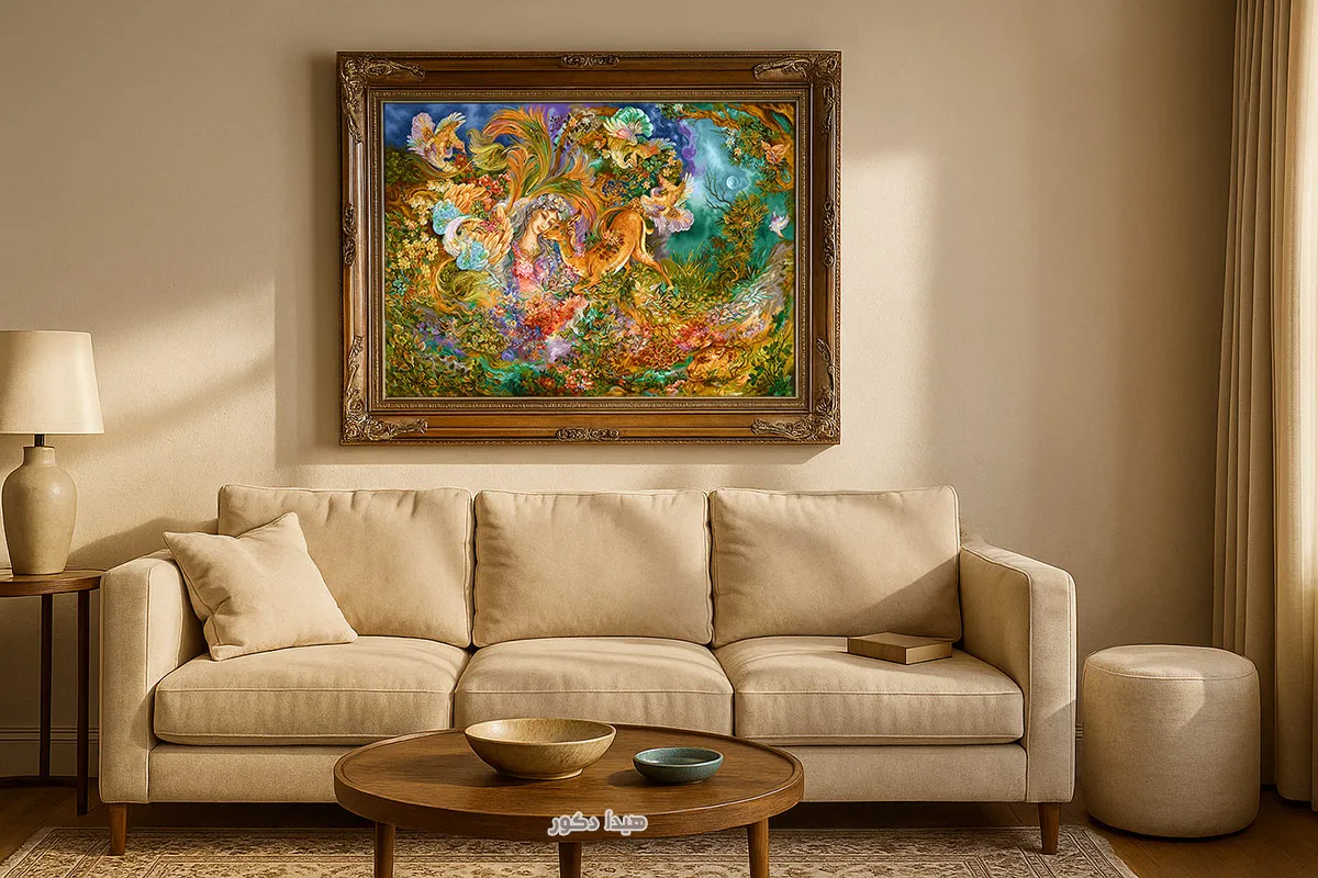 تابلو فرش مینیاتور