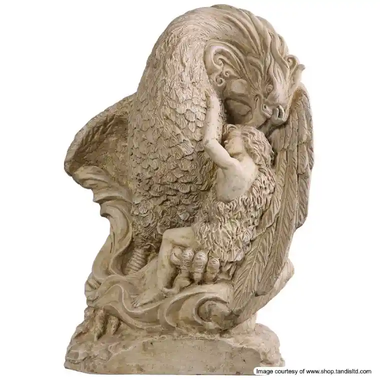 ساخت تندیسی از زال و سیمرغ