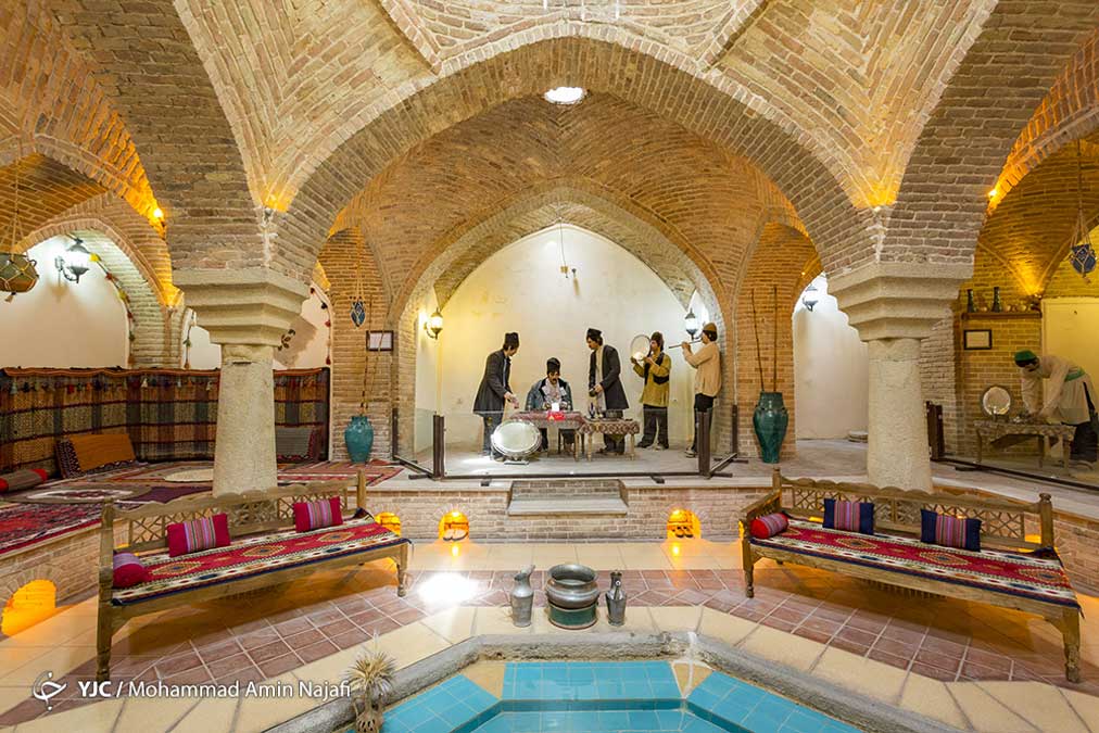 آشنایی با تاریخچه حمام قلعه همدان