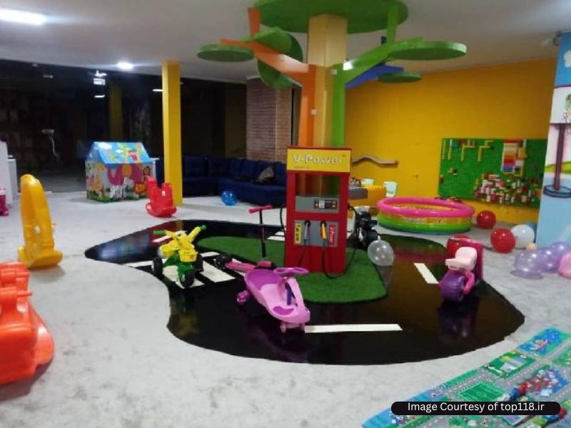 خانه بازی کودک آدم برفی