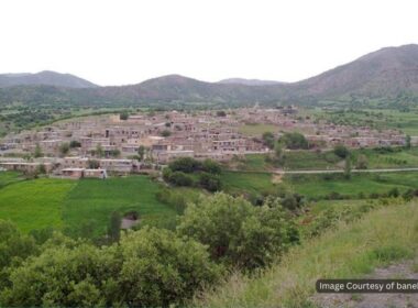 نمای روستای کوخان در فاصله تهران تا بانه