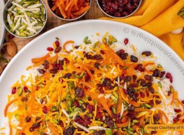 طرز تهیه مرصع پلو با گوشت و مرغ