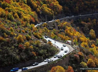 فاصله تهران تا چالوس
