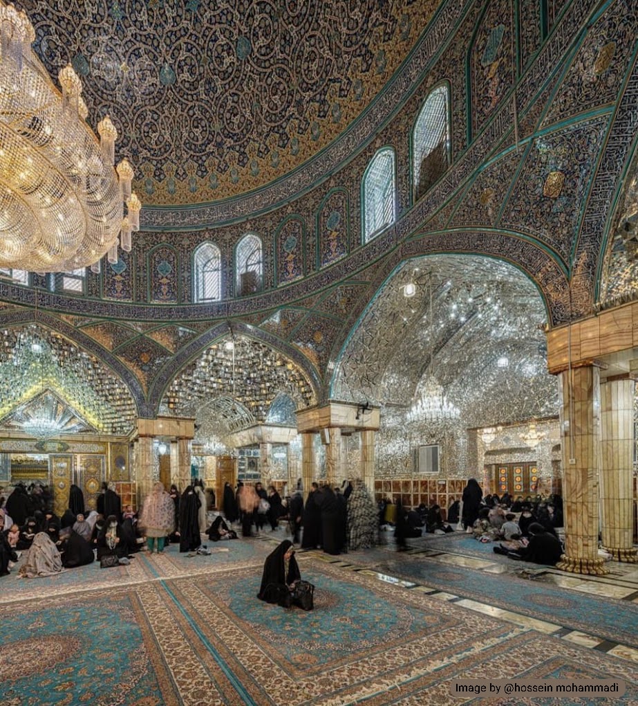 حرم حضرت معصومه و معماری داخلی آن