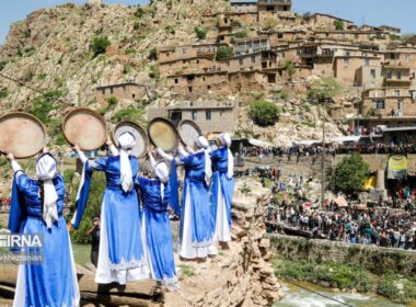مراسم دف نوازی پالنگان
