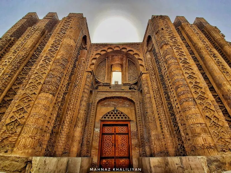 آجرکاری در مسجد جامع صغیر اصفهان