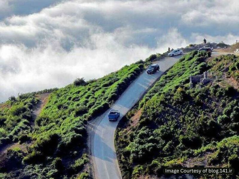مسیر سرسبز تهران به سمت فیلبند