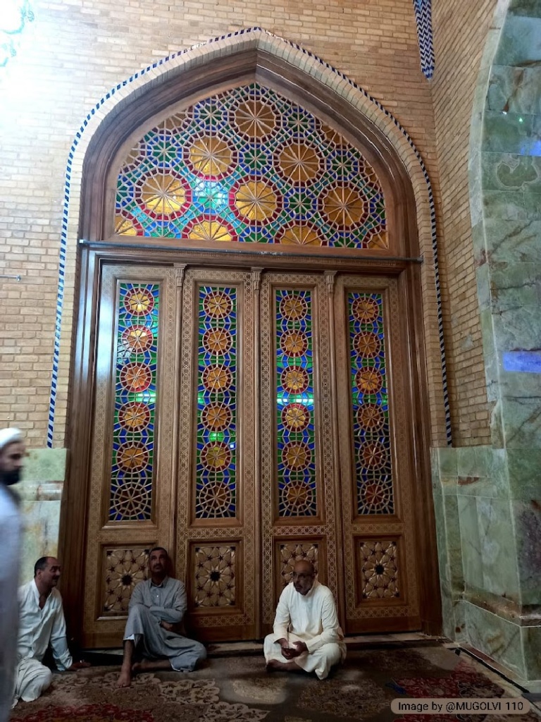 معماری زیبای بخشی از حرم حضرت معصومه
