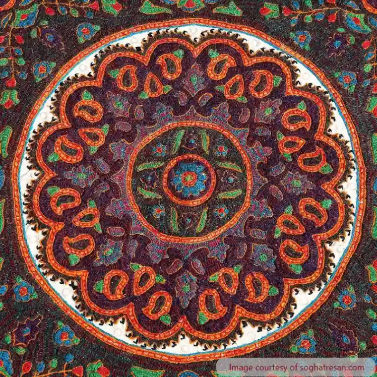 پته دوزی از صنایع دستی ایران