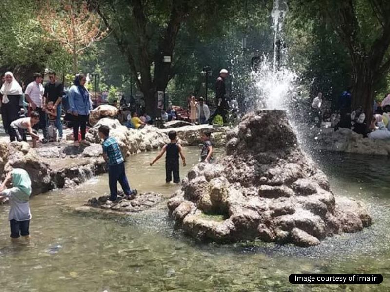 چشمه اعلا در نزدیکی آبعلی