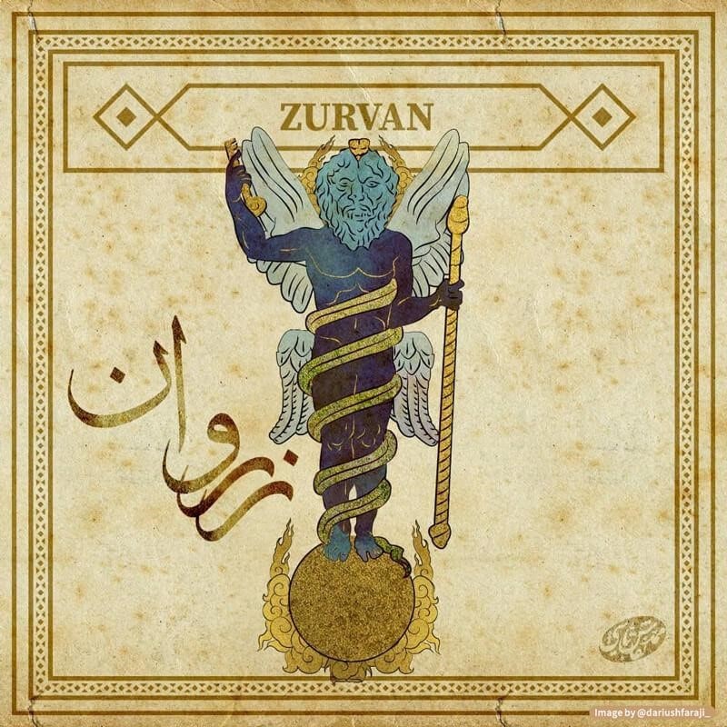 Zurvan, the god of time in Zurvanism