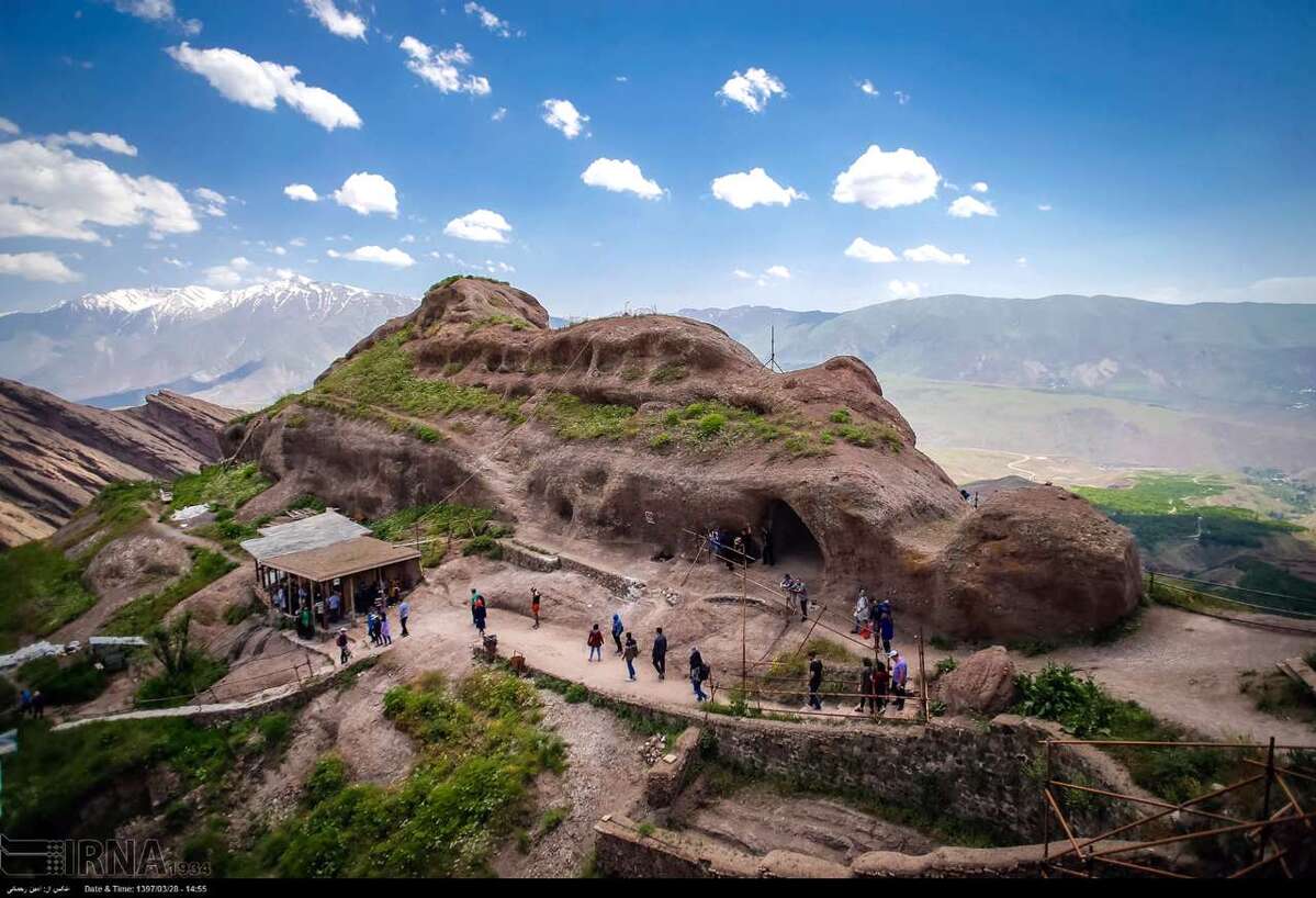 Alamout Castle in NE of Qazvin, Ismailis in Iran