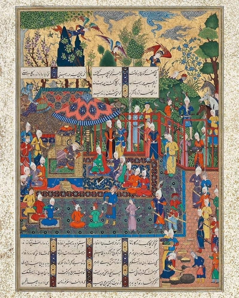 Iranian miniature art: Shah Tahmasp Shahnameh