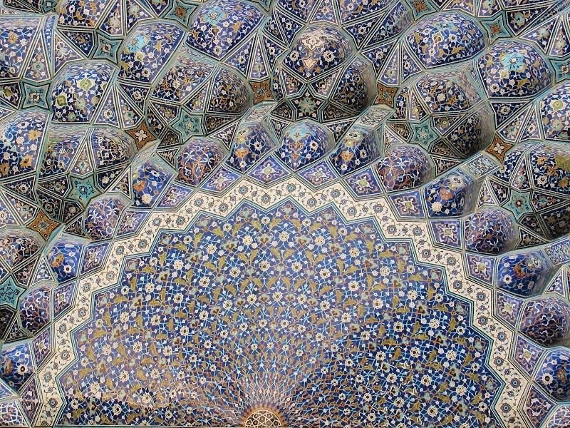 Safavid period architecture of Imam Khomeini mosque in Isfahan