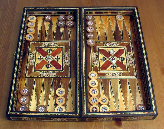 backgammon game in Iran