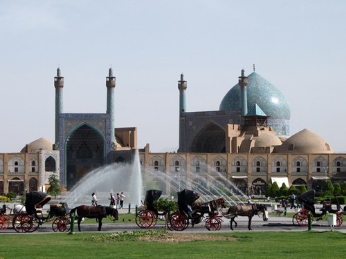 See Imam Khomeini Mosque during your visit to Isfahan