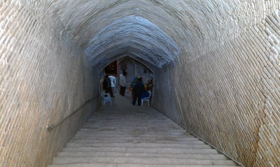 entrance to water reservoir