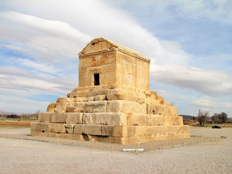 Tomb of Cyrus in Pasargadae world heritage site