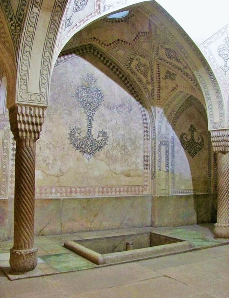 The bathroom inside the Karimkhani citadel